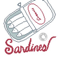 grille gratuite - Boite de sardines 200